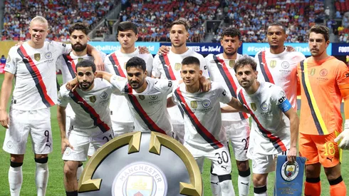 Jogadores do Manchester CIty (Photo by Alex Grimm/Getty Images)