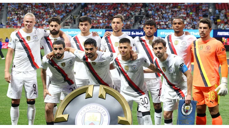 Jogadores do Manchester CIty (Photo by Alex Grimm/Getty Images)