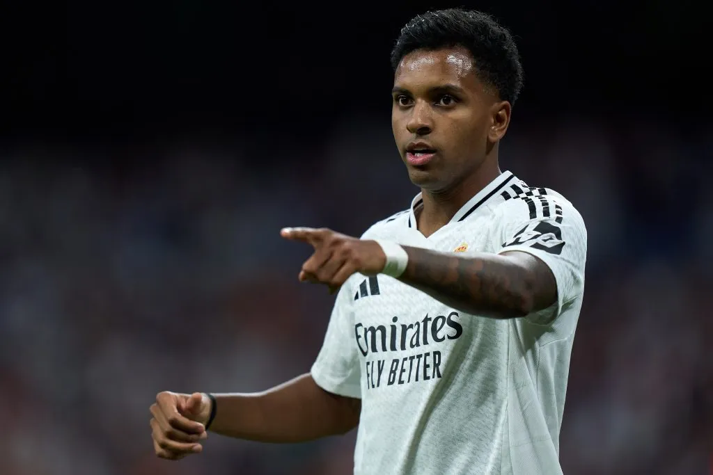 Rodrygo pelo Real Madrid. (Photo by Angel Martinez/Getty Images)