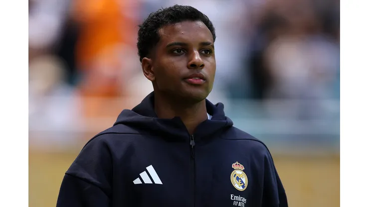 Real Madrid se irrita com cobranças de pai de Rodrygo e bastidores do clube fervem na Espanha. (Photo by Dan Mullan/Getty Images)