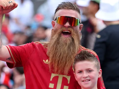 Torcedores do Bayern mostram respeito ao Flamengo