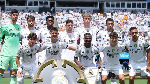 Jogadores do Real Madrid. (Photo by Richard Pelham/Getty Images)