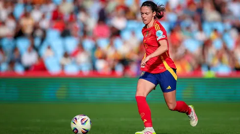 Montse Tomé fala sobre Aitana Bonmati e Lucía García (Photo by Diogo Cardoso/Getty Images)