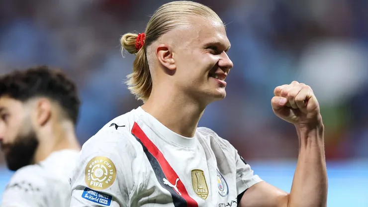 Haaland, atacante do Manchester City. Foto: Alex Grimm/Getty Images