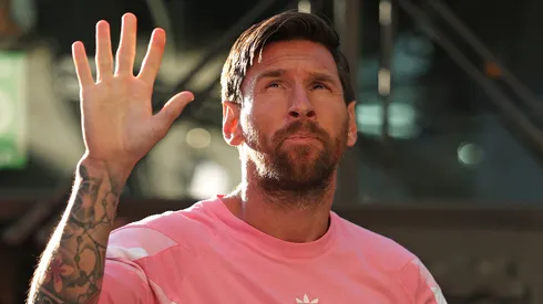 Lionel Messi antes de duelo do Inter Miami