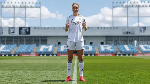 Sara Holmgaard assina com o Real Madrid por 2 duas temporadas (Reprodução/Real Madrid)