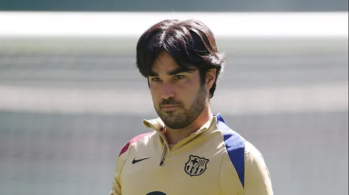 Pere Romeu, treinador do Barcelona Feminino (Photo by Maja Hitij/Getty Images)