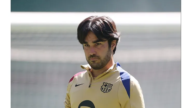 Pere Romeu, treinador do Barcelona Feminino (Photo by Maja Hitij/Getty Images)