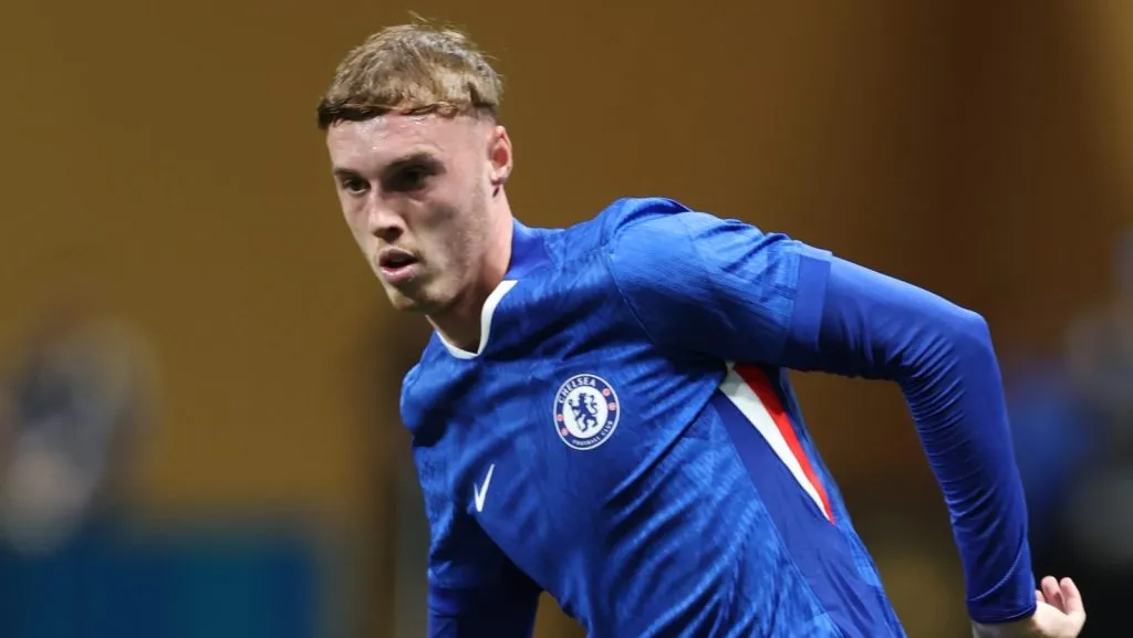 Cole Palmer, camisa 10 do Chelsea FC, domina a bola durante a partida do Grupo D da Copa do Mundo de Clubes da FIFA 2025 entre Chelsea FC e Los Angeles Football Club, no Mercedes-Benz Stadium, em 16 de junho de 2025, em Atlanta, Geórgia. (Foto de Alex Grimm/Getty Images)