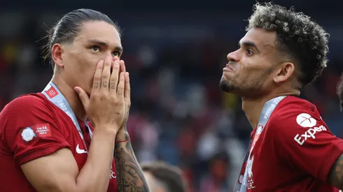 Darwin Núñez e Luis Díaz podem estar de saída do Liverpool. Foto: Marc Atkins