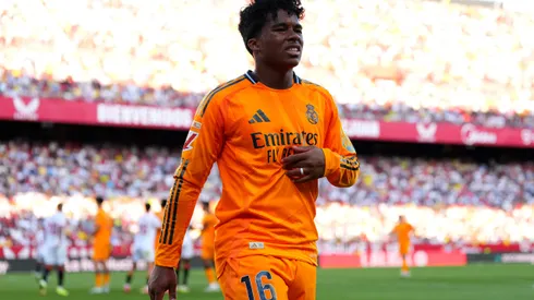 Endrick em ação pelo Real Madrid