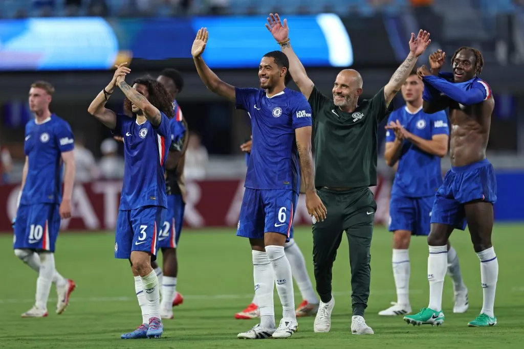 Chelsea comemora classificação sobre o Benfica