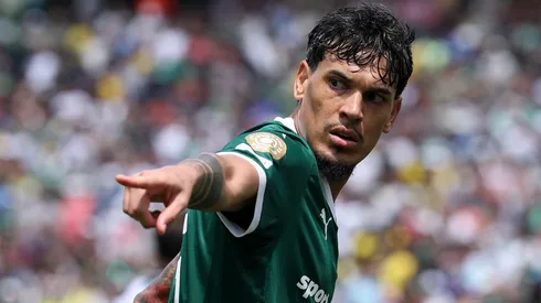 Gustavo Gómez em partida do Palmeiras contra o Botafogo no Mundial de Clubes