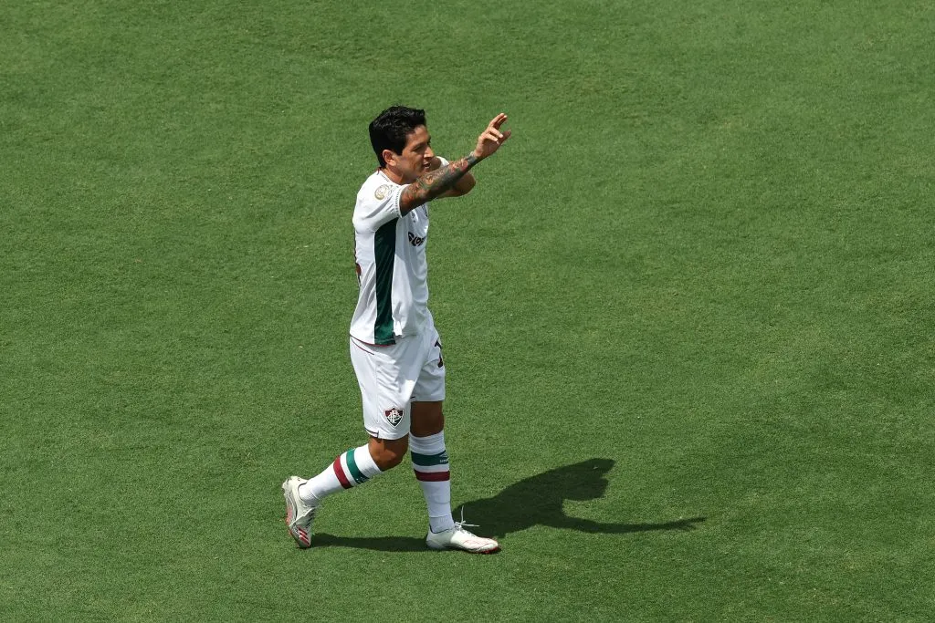 Germán Cano comemora gol sobre a Inter de Milão. (Photo by Buda Mendes/Getty Images)