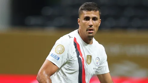 Após lesão sofrida no Mundial de Clubes, Rodri segue tratamento individualizado no Manchester City. Foto: Alex Grimm/Getty Images