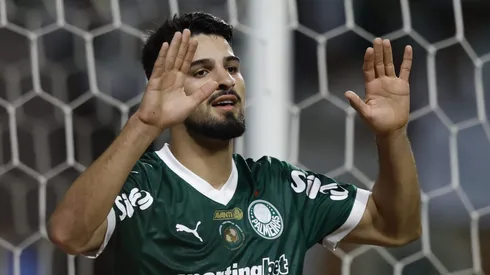 Flaco López, do Palmeiras (Photo by Miguel Schincariol/Getty Images)