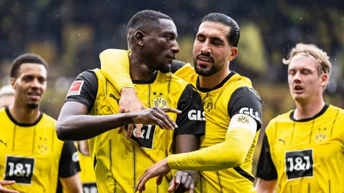 Jogadores do Borussia Dortmund (Photo by Markus Gilliar/Getty Images)