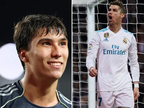 Gonzalo García se declara para Cristiano Ronaldo: "Meu maior ídolo"