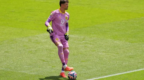 Kobel em ação pelo Borussia Dortmund