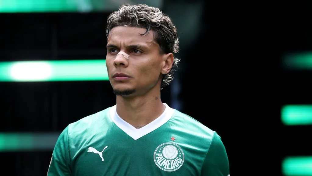 Richard Ríos em ação pelo Palmeiras. (Photo by Francois Nel/Getty Images)