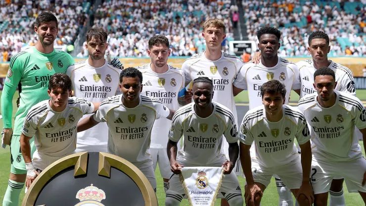 Jogadores do Real Madrid. (Photo by Dan Mullan/Getty Images)