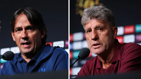 Simone inzaghi, treinador do al-hilal e renato gaúcho comandante do fluminense (Photo by Alex Grimm/Getty Images)
