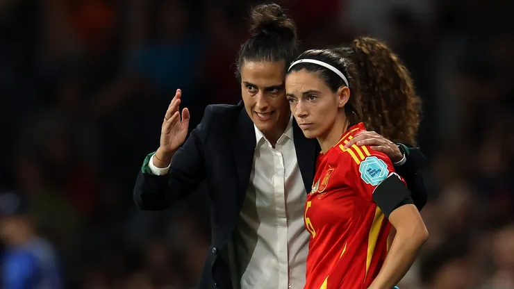 Montse Tomé fala sobre a estreia da Espanha na Eurocopa Feminina (Photo by Alexander Hassenstein/Getty Images)
