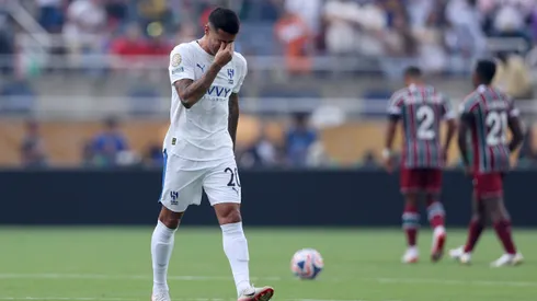 João Cancelo falha no primeiro gol do Fluminense. Foto: Megan Briggs