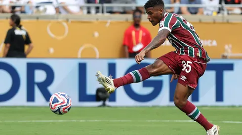 Hércules marcando gol da classificação. Foto: Buda Mendes/Getty Images