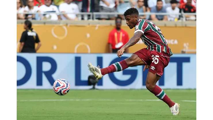 Hércules marcando gol da classificação. Foto: Buda Mendes/Getty Images
