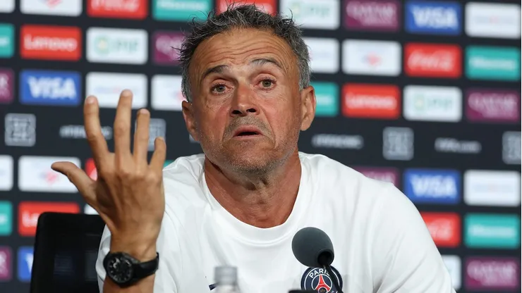 Mundial de Clubes: Luis Enrique rechaça favoritismo em PSG X Bayern e comenta possível saída de Barcola. (Photo by Kevin C. Cox/Getty Images)