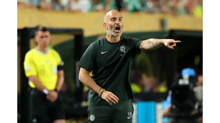 Enzo Maresca, técnico do Chelsea elogia Estêvão