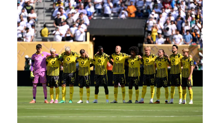 Elenco do Borussia contra o Real Madrid