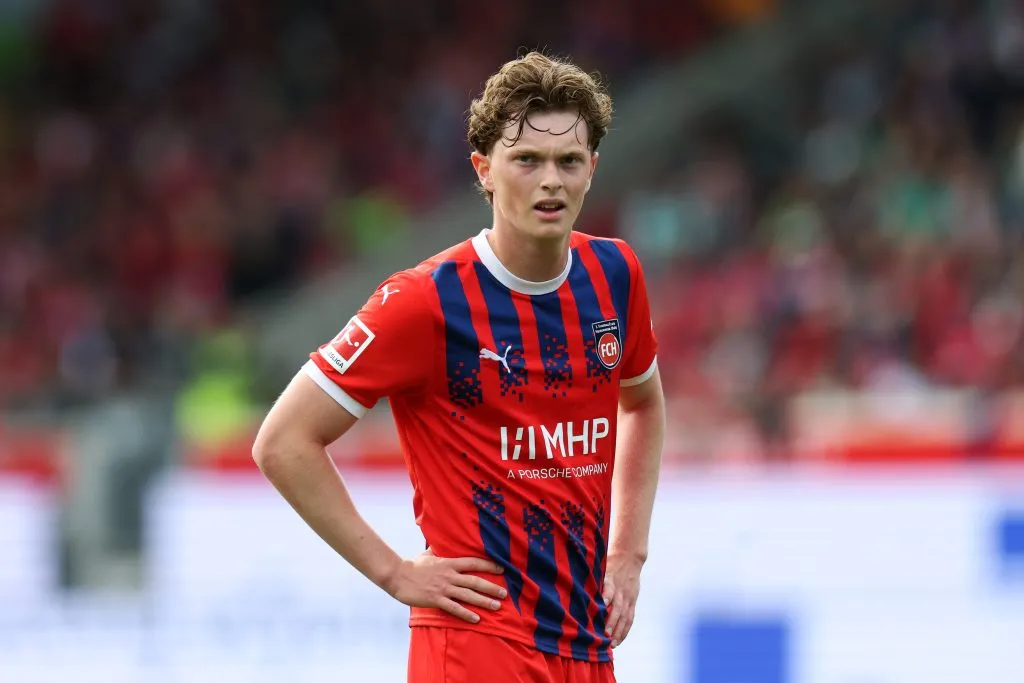 Paul Wanner em campo pelo Heidenheim (Alexander HassensteinGetty Images)