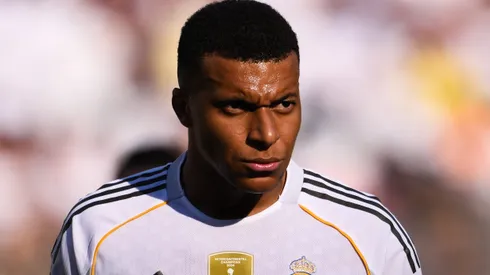 MBAPPÉ, JOGADOR DO REAL MADRID (Photo by David Ramos/Getty Images)