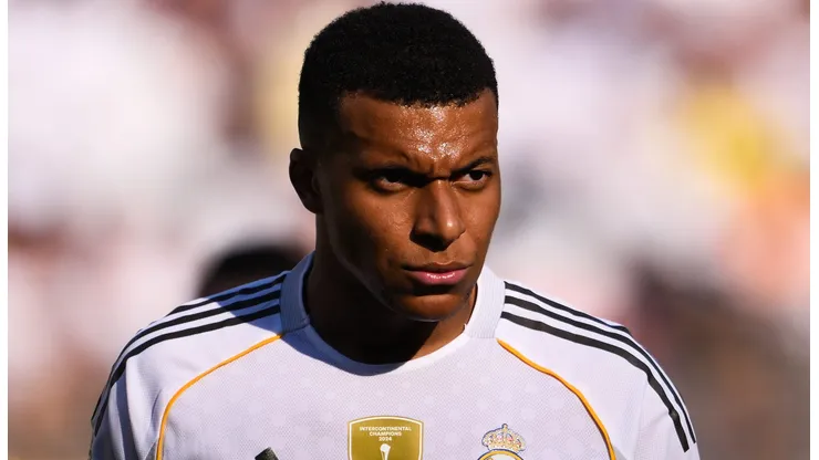 MBAPPÉ, JOGADOR DO REAL MADRID (Photo by David Ramos/Getty Images)