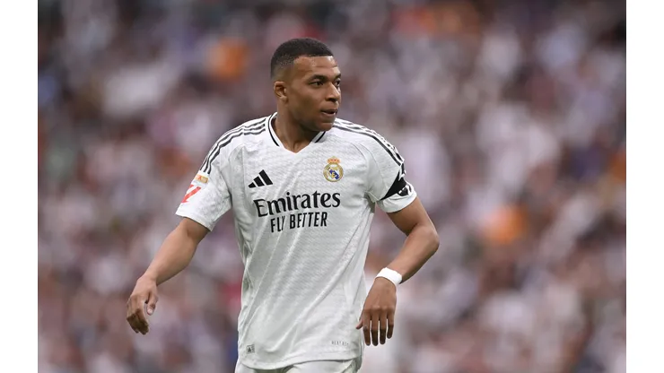 Mbappé em ação pelo Real Madrid. Getty Imagens