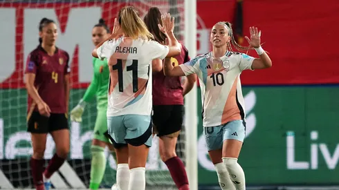 Athena Del Castillo fala sobre a classificação da Espanha na Eurocopa Feminina (Photo by Alex Bierens de Haan/Getty Images)