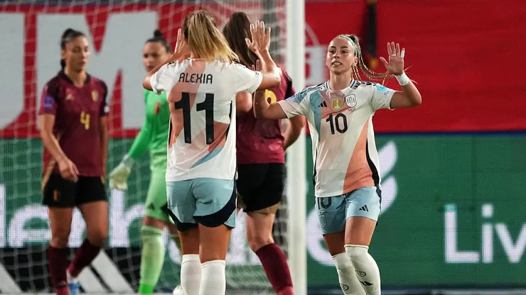 Athena Del Castillo fala sobre a classificação da Espanha na Eurocopa Feminina (Photo by Alex Bierens de Haan/Getty Images)