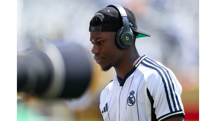 Aurélien Tchouaméni em ação pelo Real Madrid