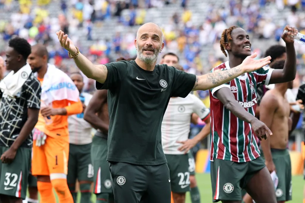 Chelsea comemora vitória sobre o Fluminense