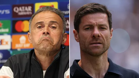Luis Enrique e Xabi Alonso. Fotos: Jan Kruger e Dan Mullan