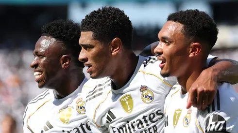 Real Madrid de Vinícius Júnior tem grande problema com avião em Nova York antes de enfrentar o PSG. (Photo by Francois Nel/Getty Images)