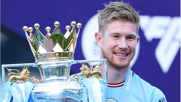 De Bruyne, ex-Manchester City. Clube encaminha acordo com substituto do belga (Photo by Catherine Ivill/Getty Images)