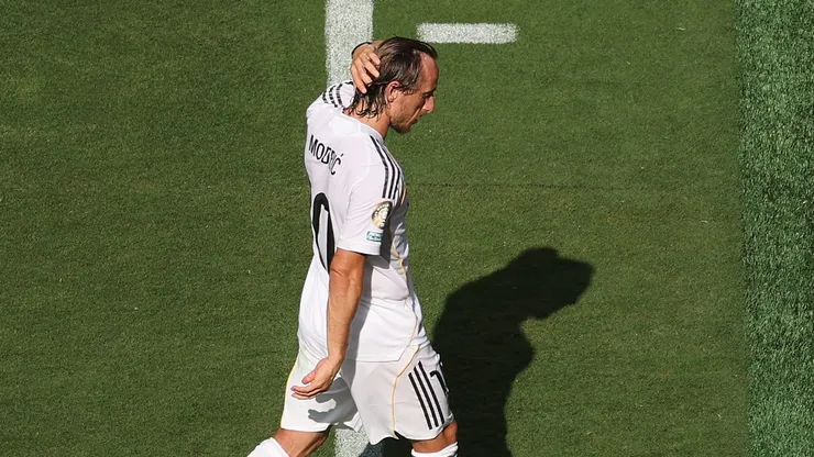 A derrota por 4 a 0 para o PSG no Mundial de Clubes marcou o fim de uma era no Real Madrid: Luka Modric, aos 39 anos, jogou sua última partida pelo clube. (Photo by Luke Hales/Getty Images)