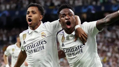 Vini Jr e Rodrygo (Photo by Julian Finney/Getty Images)