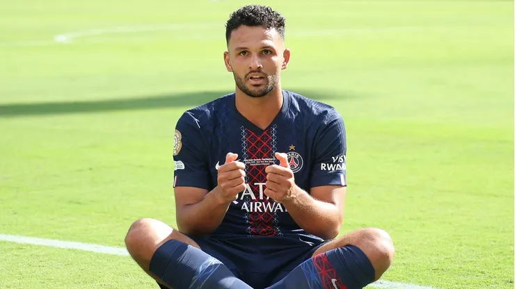 Gonçalo Ramos relembra derrota para o Botafogo após vitória do PSG sobre o Real Madrid (Photo by Alex Grimm/Getty Images)