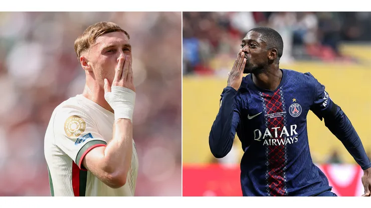 Chelsea e PSG se preparam para final do Mundial de Clubes. Foto: Luke Hales e Kevin C. Cox/Getty Images