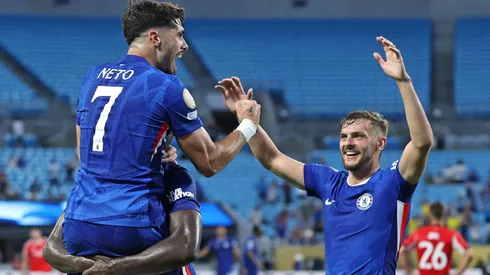 Jogadores do Chelsea contra o Benfica, pelo Mundial de Clubes (Photo by Buda Mendes/Getty Images)