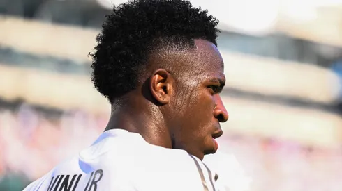 Atacante Vini Jr, pelo Real Madrid (Photo by David Ramos/Getty Images)